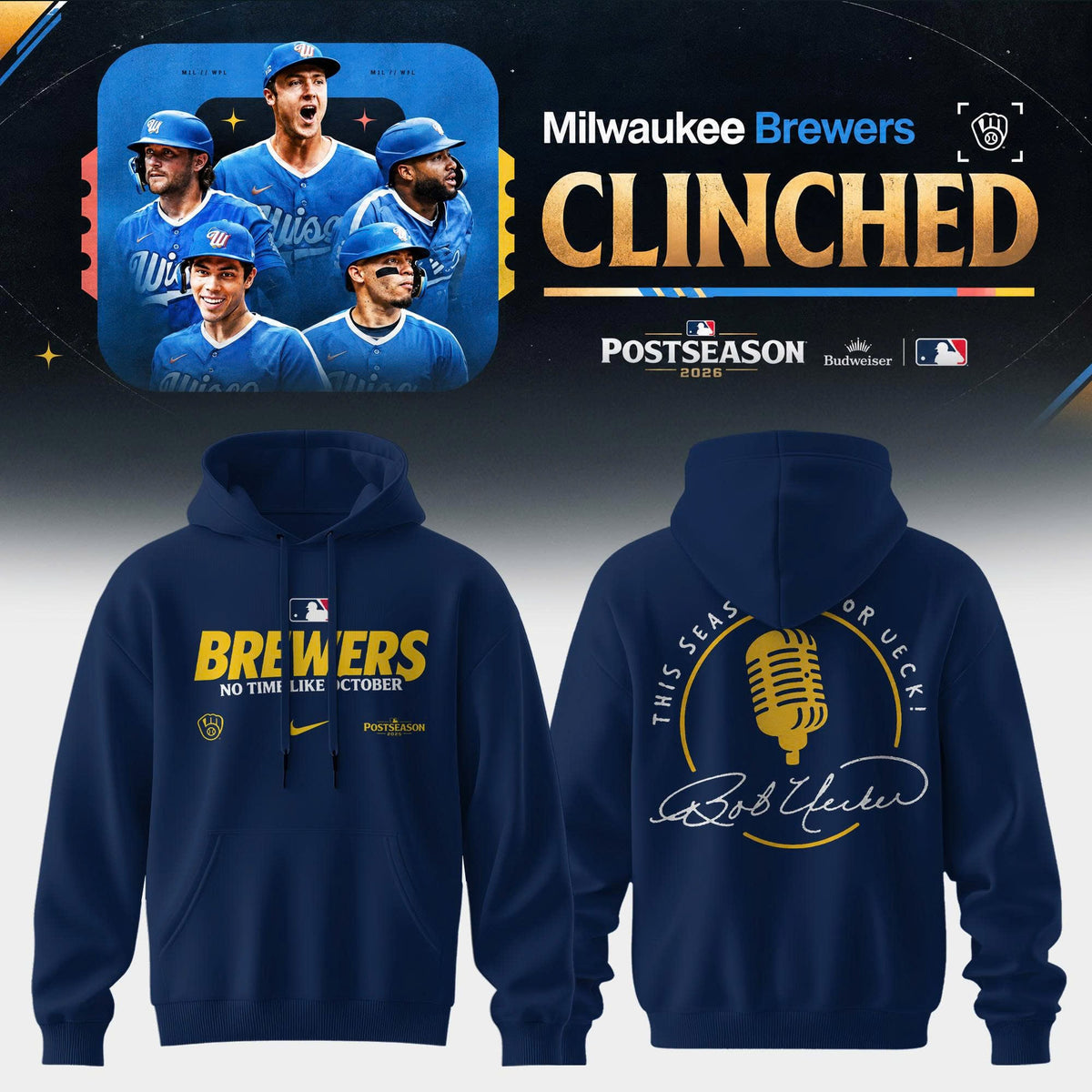 MIL 2026 Postseason Clinched – Hoodie