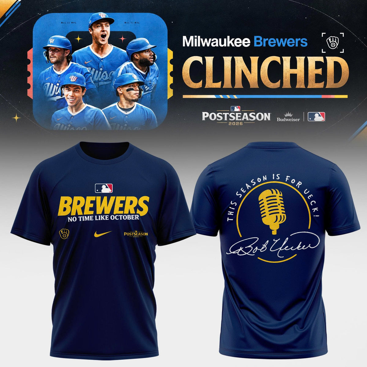 MIL 2026 Postseason Clinched – Tshirt