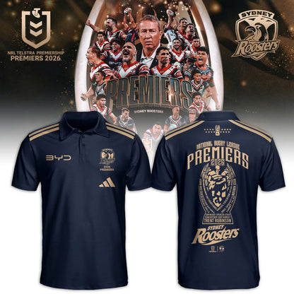 Limited Edition Sydney Roosters Premiers 2026 Polo