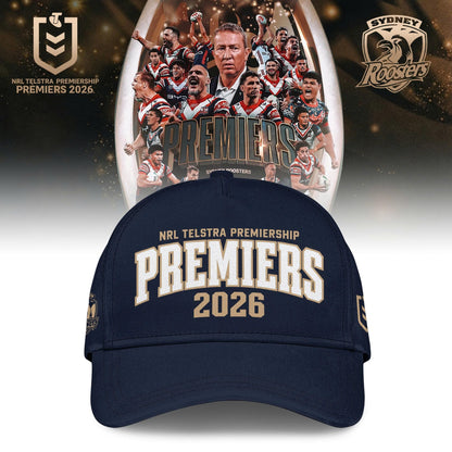 Limited Edition Sydney Roosters Premiers 2026 Polo