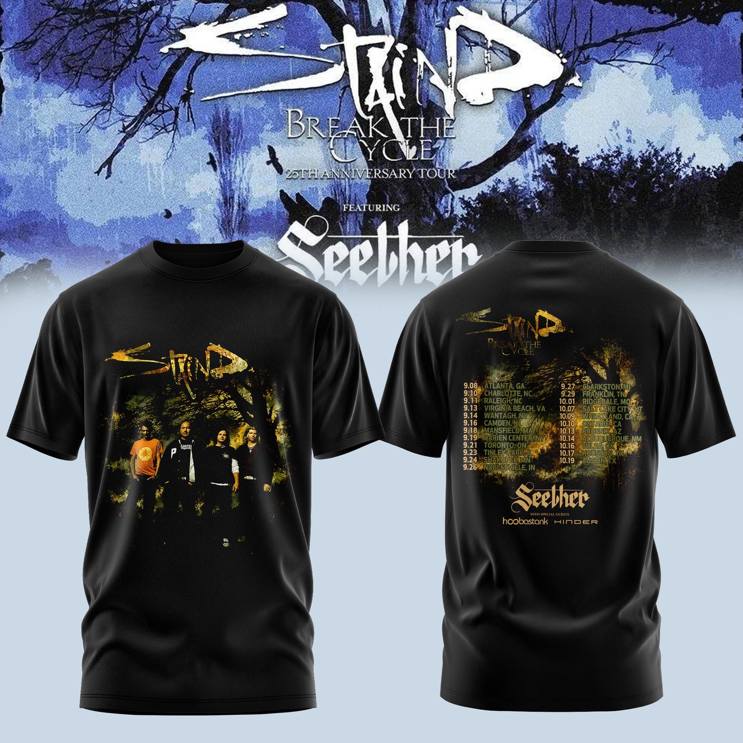 Break The Cycle 25th Anniversary Tour Limited T-Shirt