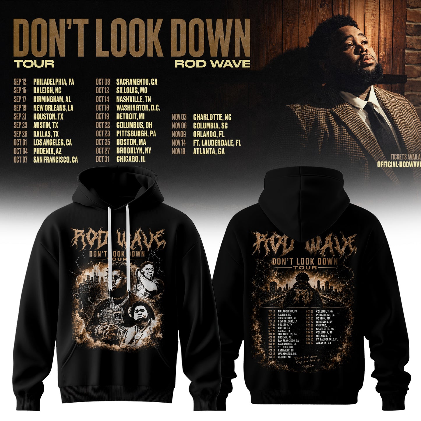 DON’T LOOK DOWN TOUR 2026 Edition Hoodie