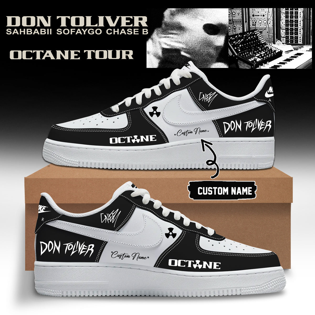Don Toliver Octane Tour signed Shoes 2