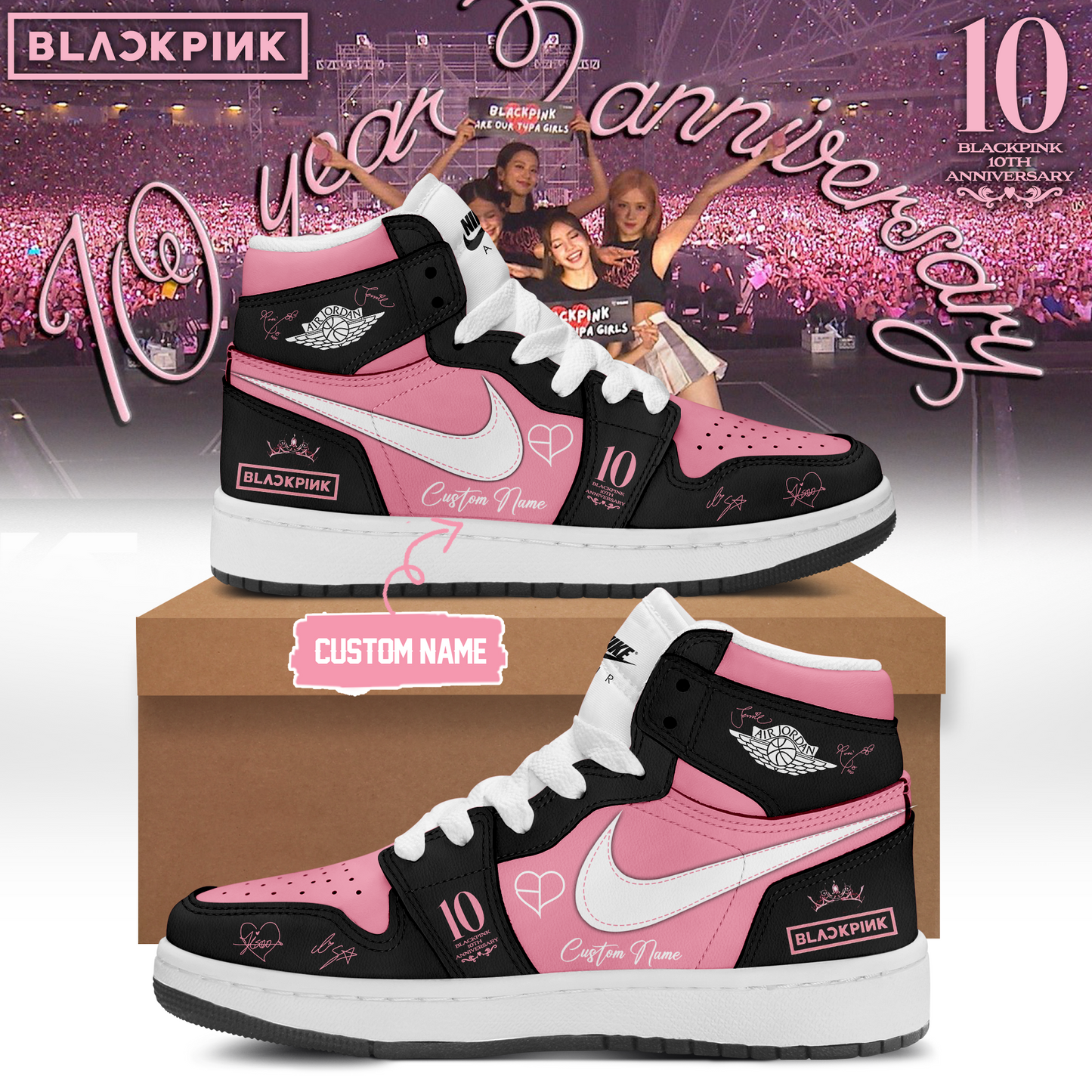 _.10TH ANNIVERSARY & COMEBACK EDITION Limited Edition Signature – Shoes 12