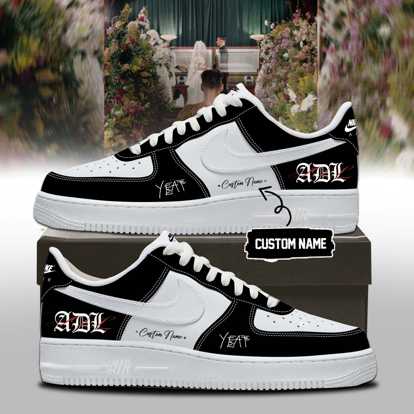 .YEAT LOVE/LYFE Tour Signed Shoes 12