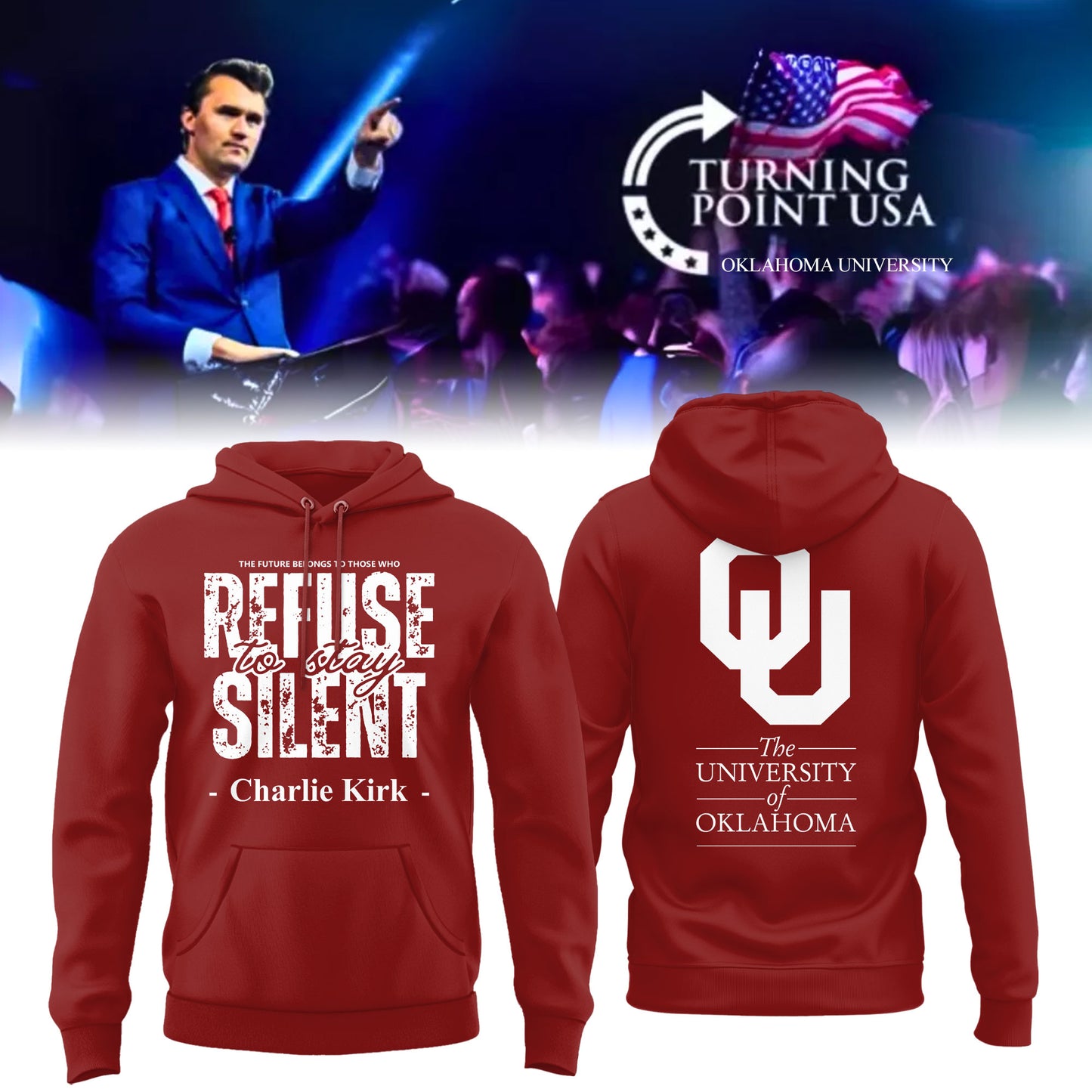 Limited Edition University of Oklahoma x Turning Point USA