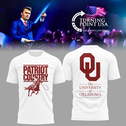 Limited Edition University of Oklahoma x Turning Point USA Shirt