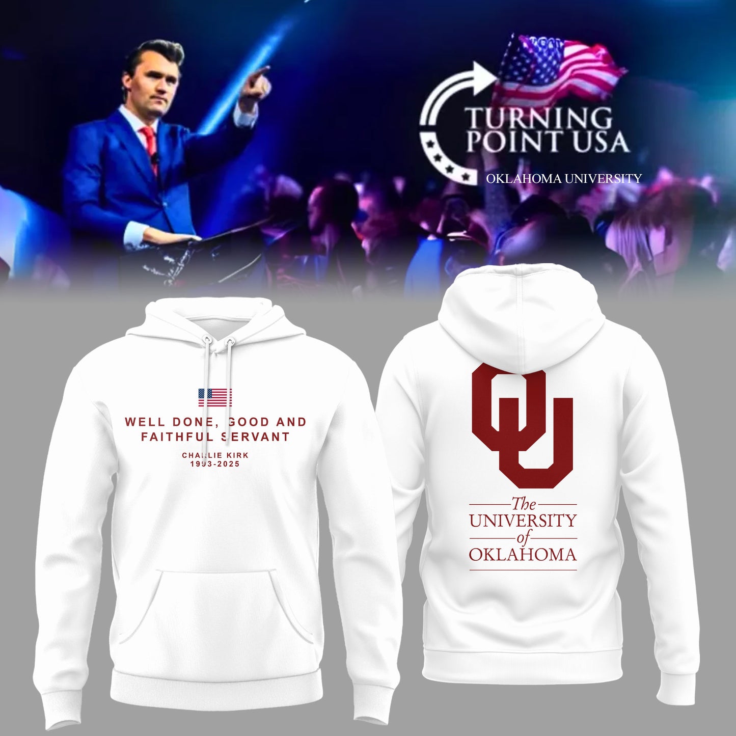Limited Edition University of Oklahoma x Turning Point USA