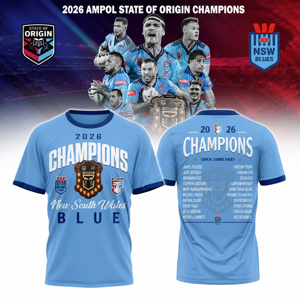New South Wales Champions Shirt 2026