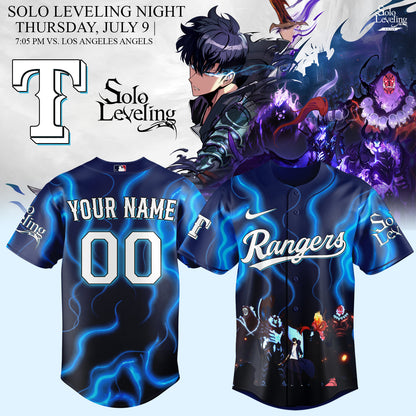 MLB ALL TEAMS x Solo Leveling Limited Jersey (Custom Name & Number)