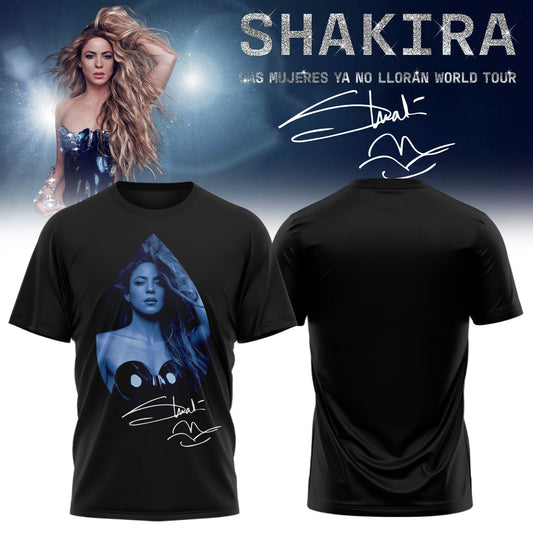 Shakira ”Las Mujeres Ya No Lloran World Tour” Signature – Tshirt