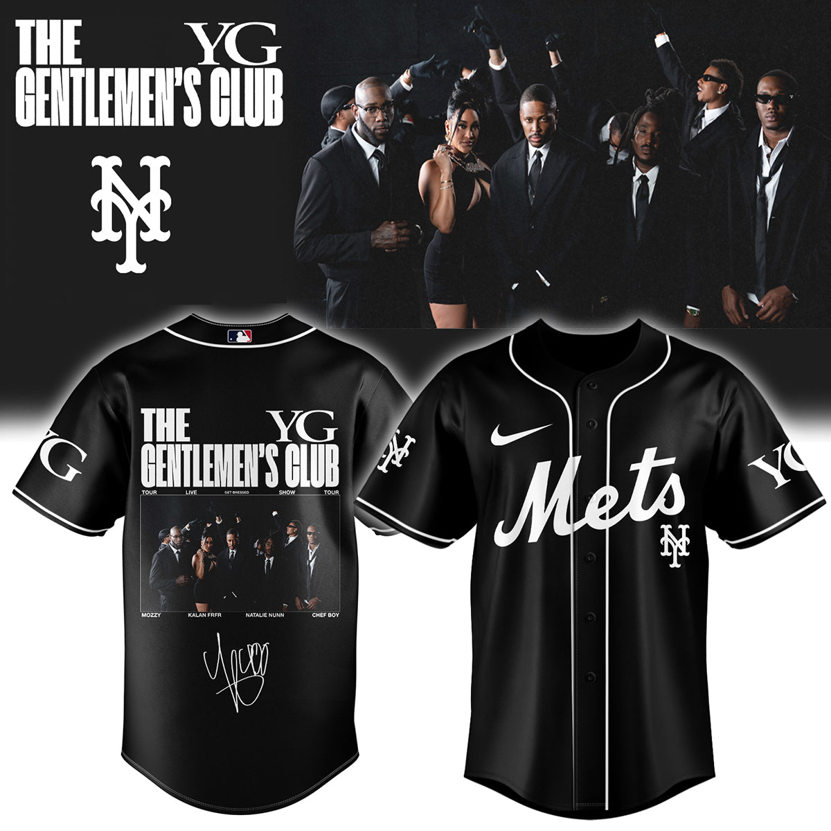 _Baseball US x YG – “The Gentlemen’s Club” . Limited Edition Signature Jersey