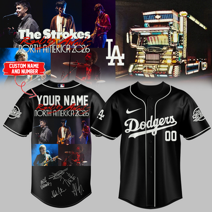 ,,MLB X The Strokes ”Reality Awaits North America 2026” Limited Edition Signature – Jersey 2 (Custom Name&Number)