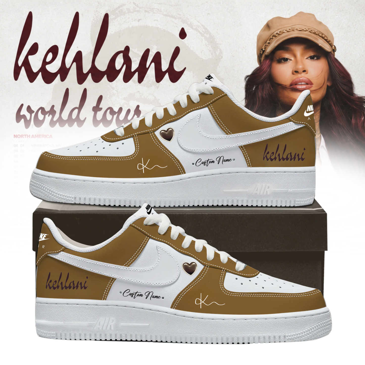 .Kehlani ”Kehlani World Tour ” Shoes
