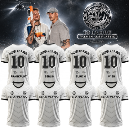 __,RAF Camora & Bonez MC “10 Jahre Palmen aus Plastik Tour”. Limited Edition Signature Jersey – Custom Location