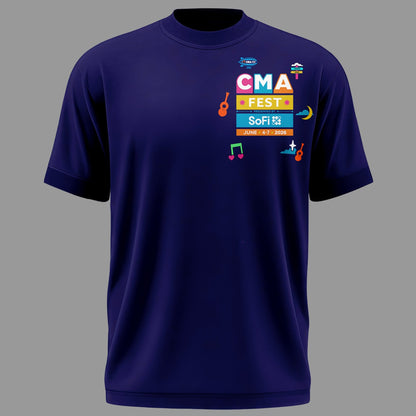 Limited Edition CMA FEST All Singers Line Up Tshirt 2026