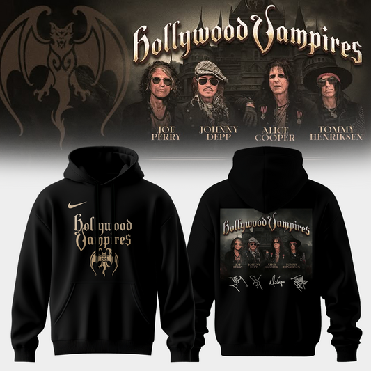 _Hollywood Vampires World Tour 2026 Signed – Hoodie