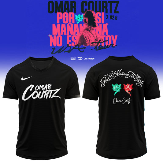,,.Omar Courtz “Por Si Mañana No Estoy” World Tour 2026 Signed – Jersey