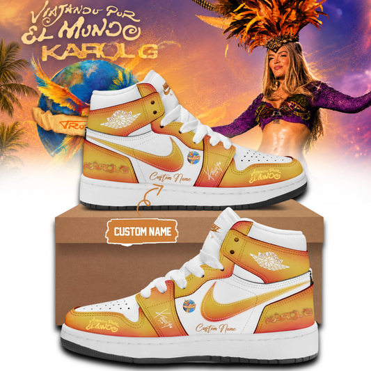 Karol G ” Viajando por el Mundo Tropitour ” Signature Limited Edition – Shoes