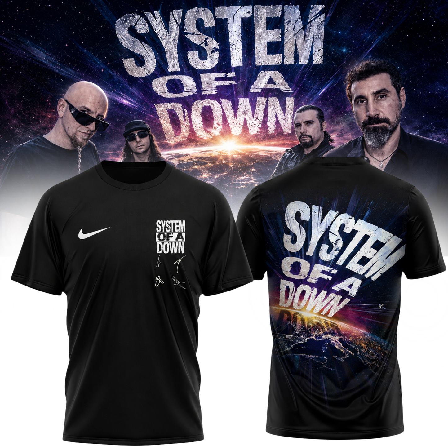System of a Down “Europe / UK Stadium Tour 2026” – Tshirt