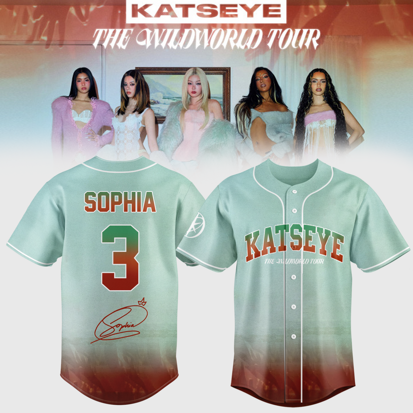 KATSEYE THE WILDWORLD TOUR Jersey