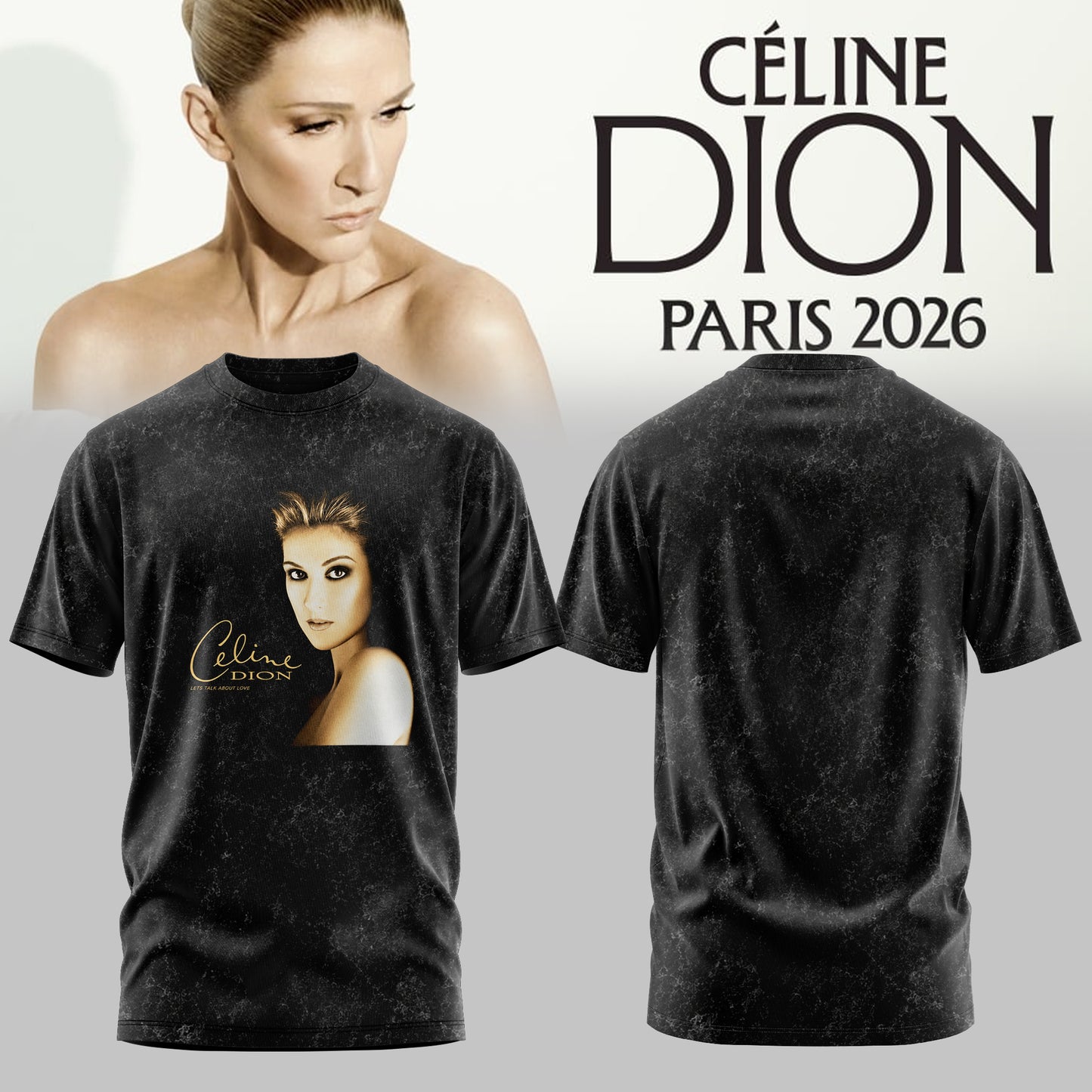 CELÍNE DION: LIVE IN PARIS 2026 Limited T-Shirt
