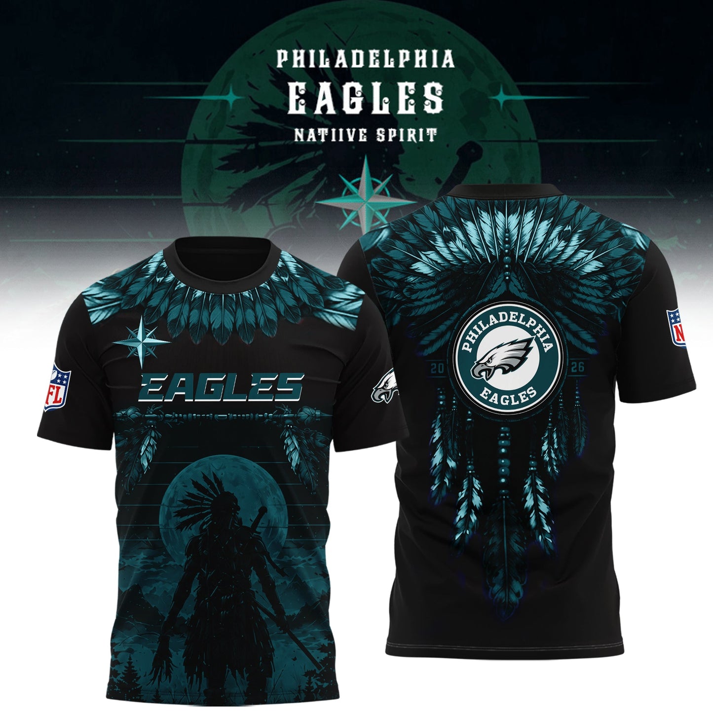 Limited Editon Philadelphia Eagles Native Spirit Heritage 2026 Shirt