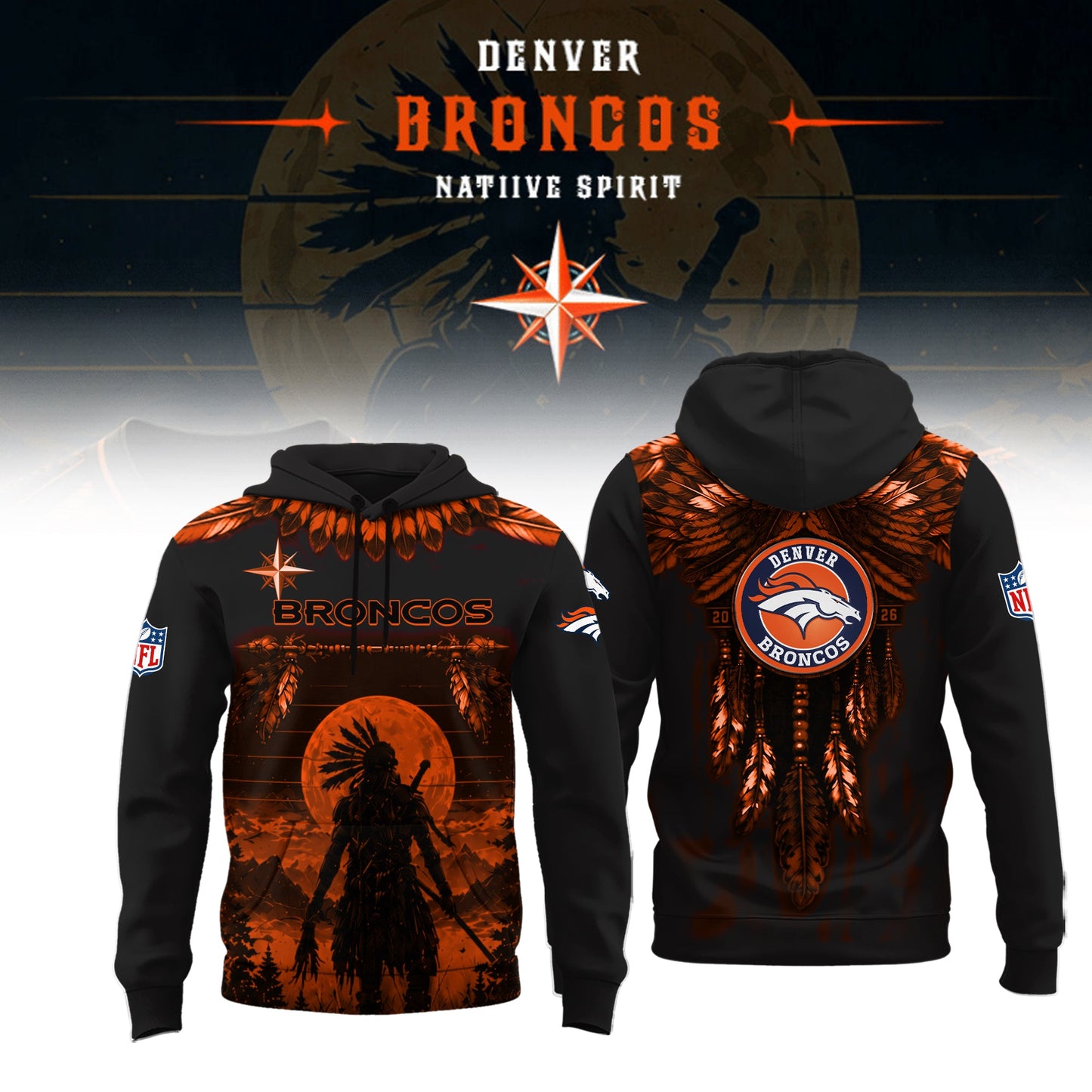 Limited Editon Denver Broncos Native Spirit Heritage 2026 Shirt