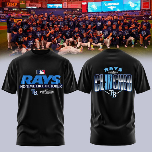 Limited Edition Tampa Bay Rays Postseason 2026 Clinched T-shirt