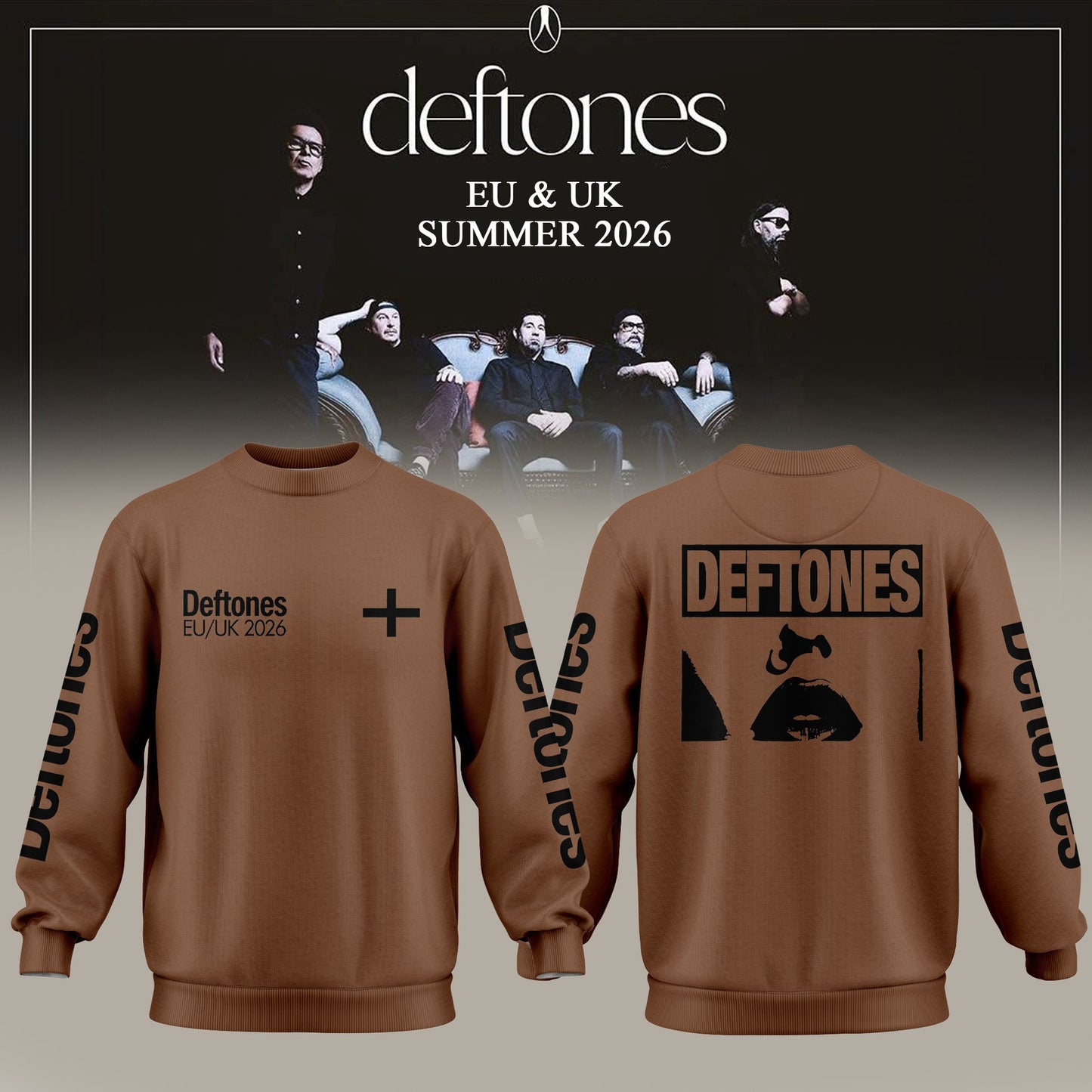 DEFTONES: 2026 EU & UK Summer Tour Limited Sweatshirt