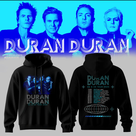 DURAN DURAN – UK & EU AUTUMN TOUR 2026 Limited Hoodie