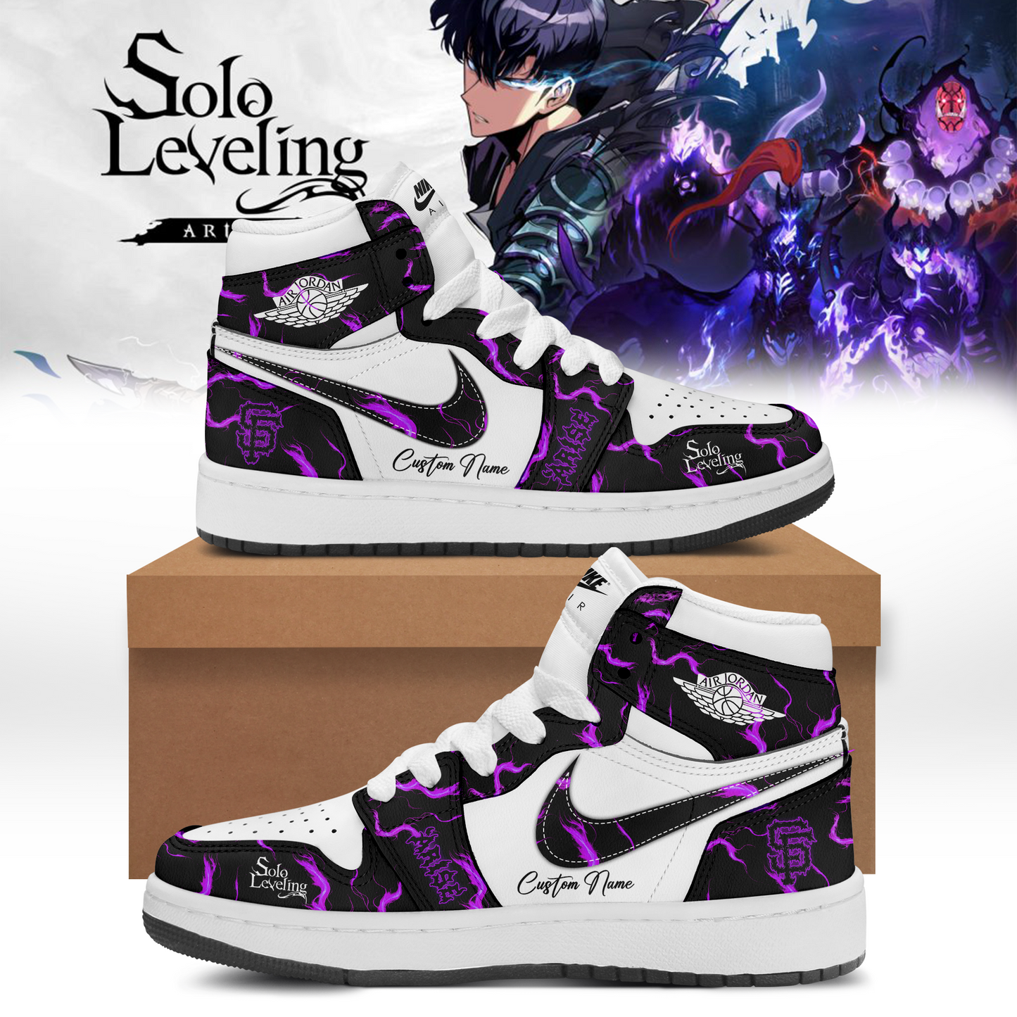 MLB ALL TEAMS x Solo Leveling Limited Shoes