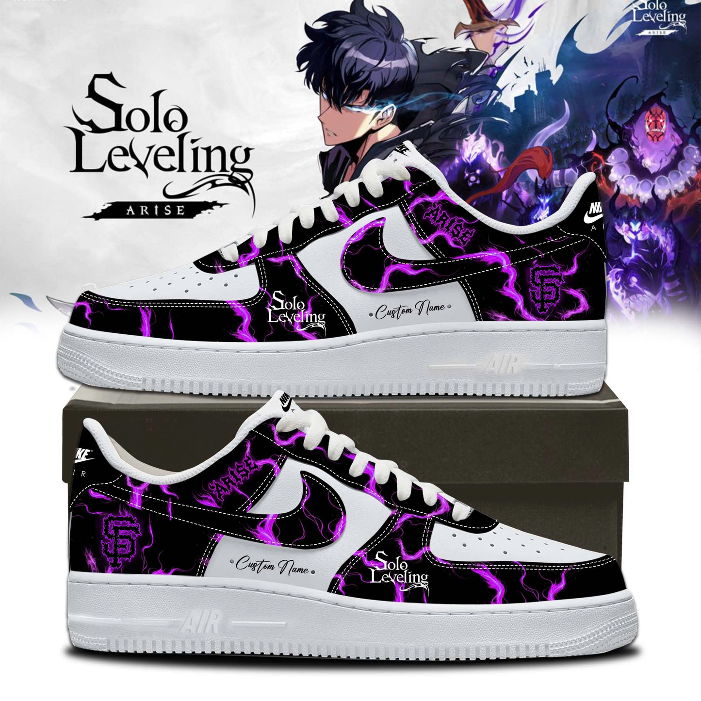 MLB ALL TEAMS x Solo Leveling Limited Shoes