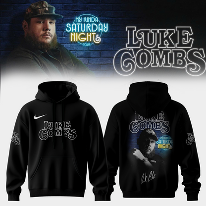 Luke Combs ”My Kinda Saturday Night Tour 2026” Limited Edition Signature – Hoodie