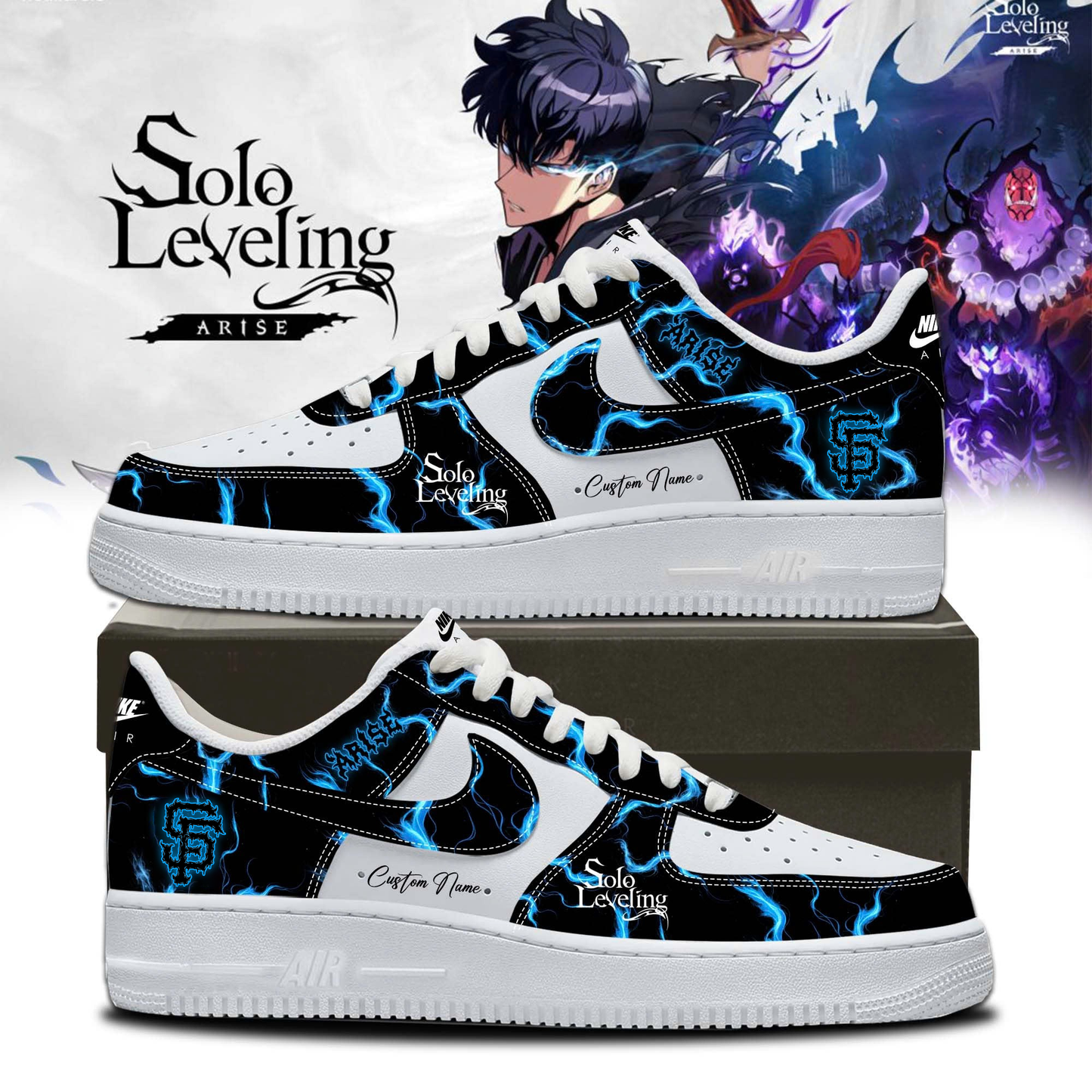 MLB ALL TEAMS x Solo Leveling Limited Shoes