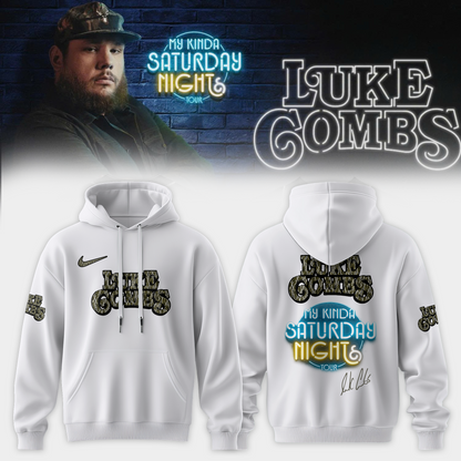 Luke Combs ”My Kinda Saturday Night Tour 2026” Limited Edition Signature – Hoodie