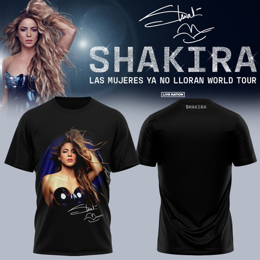 Shakira ”Las Mujeres Ya No Lloran World Tour” Signature – Tshirt