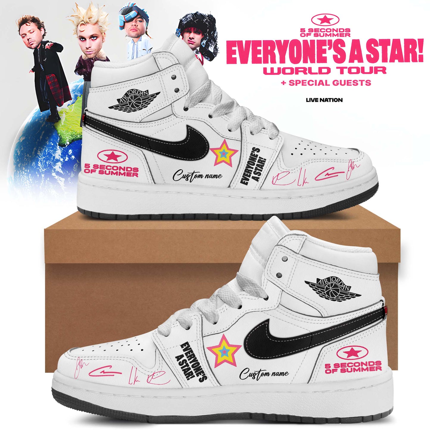 5SOS EVERYONE’S A STAR! World Tour Shoes 10