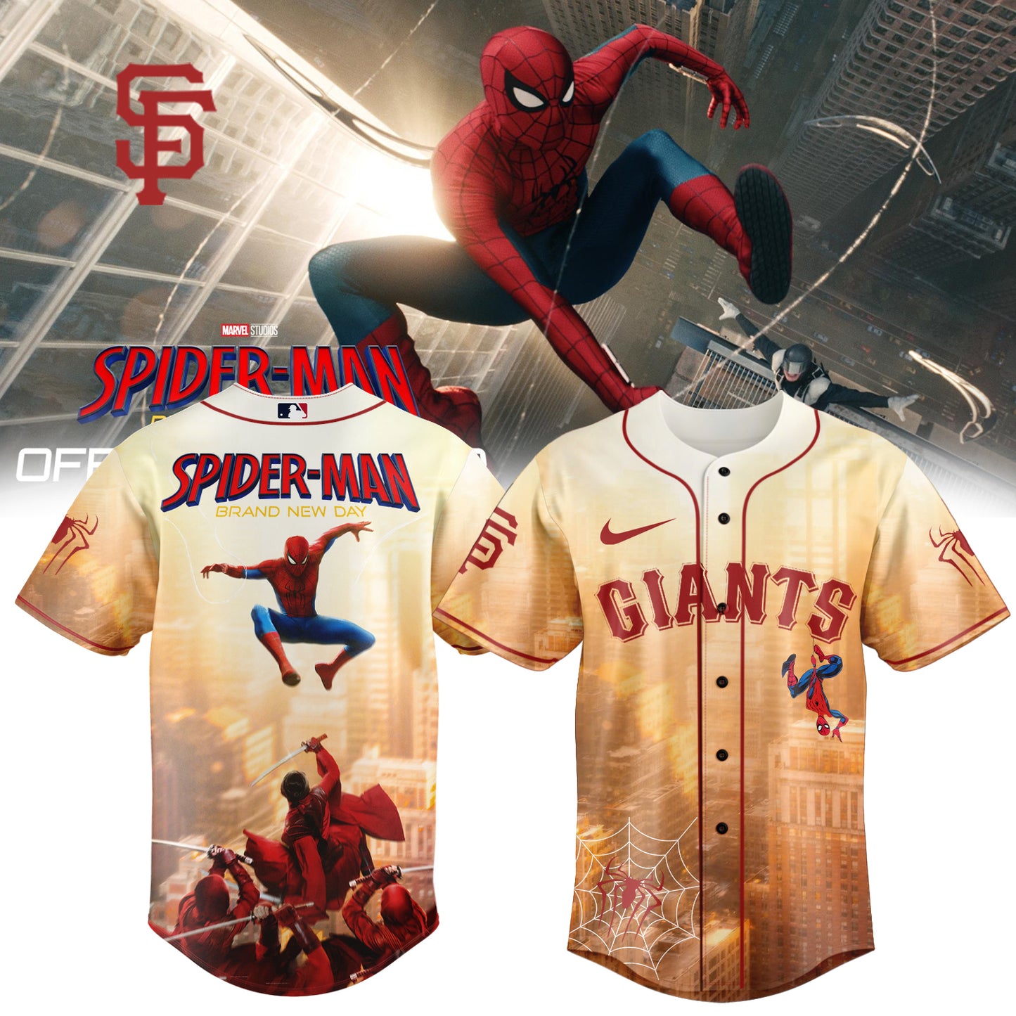 MLB ALL TEAM x Spider Man: Brand New Day Jersey