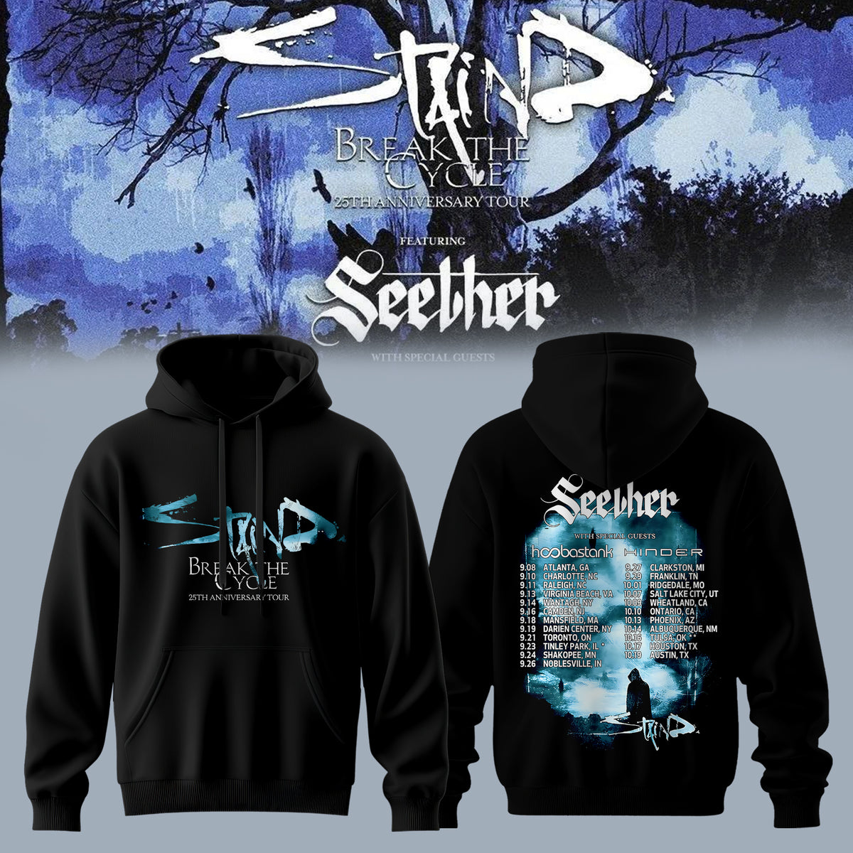 Break The Cycle 25th Anniversary Tour Limited Hoodie