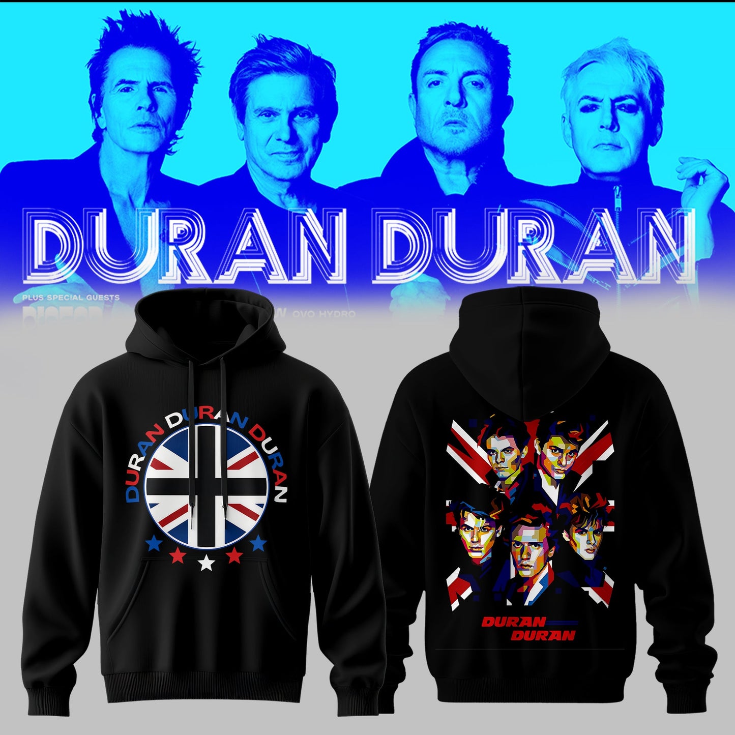 DURAN DURAN – UK & EU AUTUMN TOUR 2026 Limited Hoodie