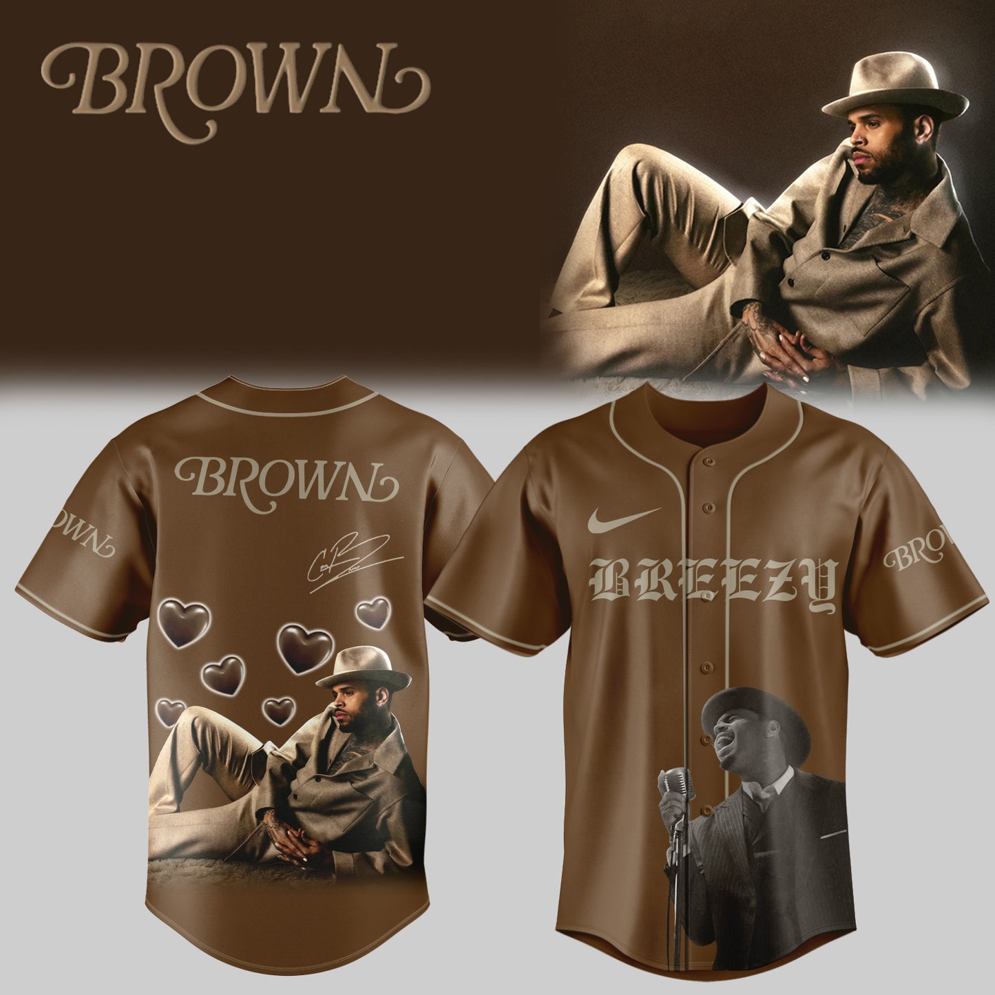 CHRIS BROWN’S BROWN ALBUM Jersey