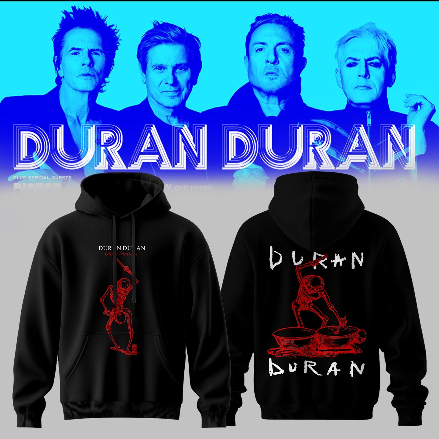 DURAN DURAN – UK & EU AUTUMN TOUR 2026 Limited Hoodie