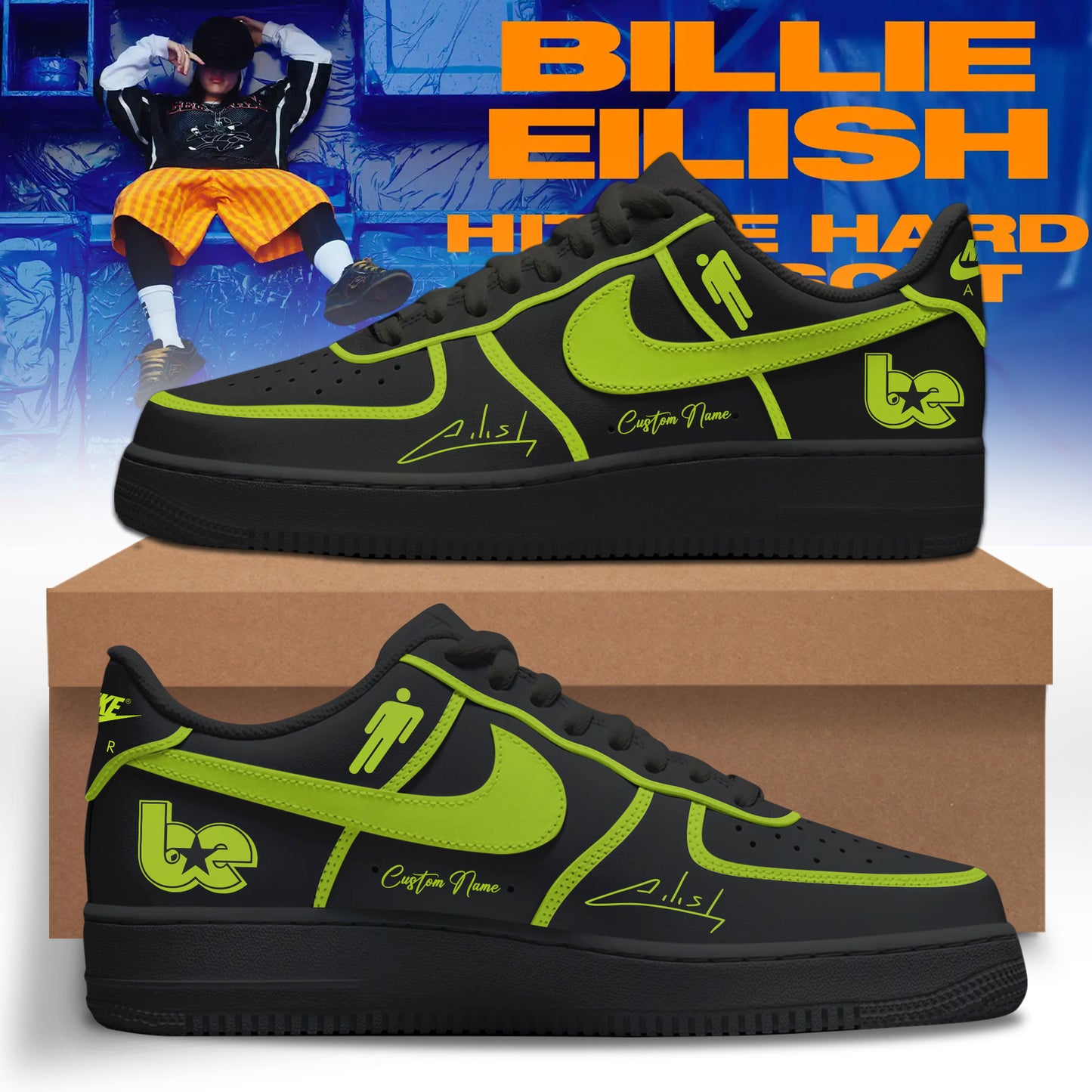.Billie Eilish Hit Me Hard and Soft: The Tour Shoes 9