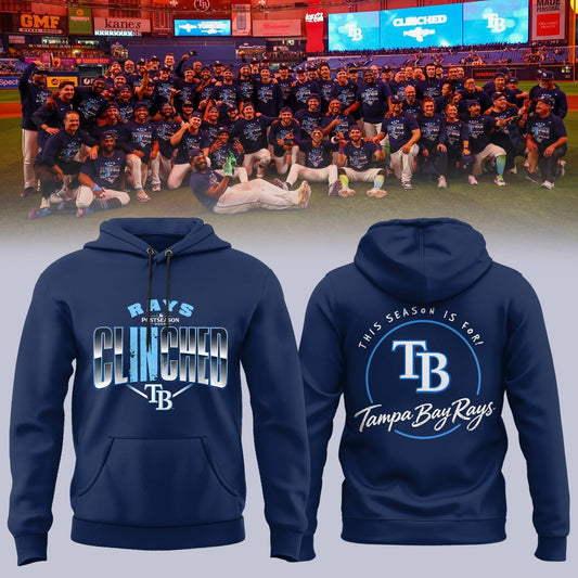 Limited Edition Tampa Bay Rays Postseason 2026 Clinched Hoodie