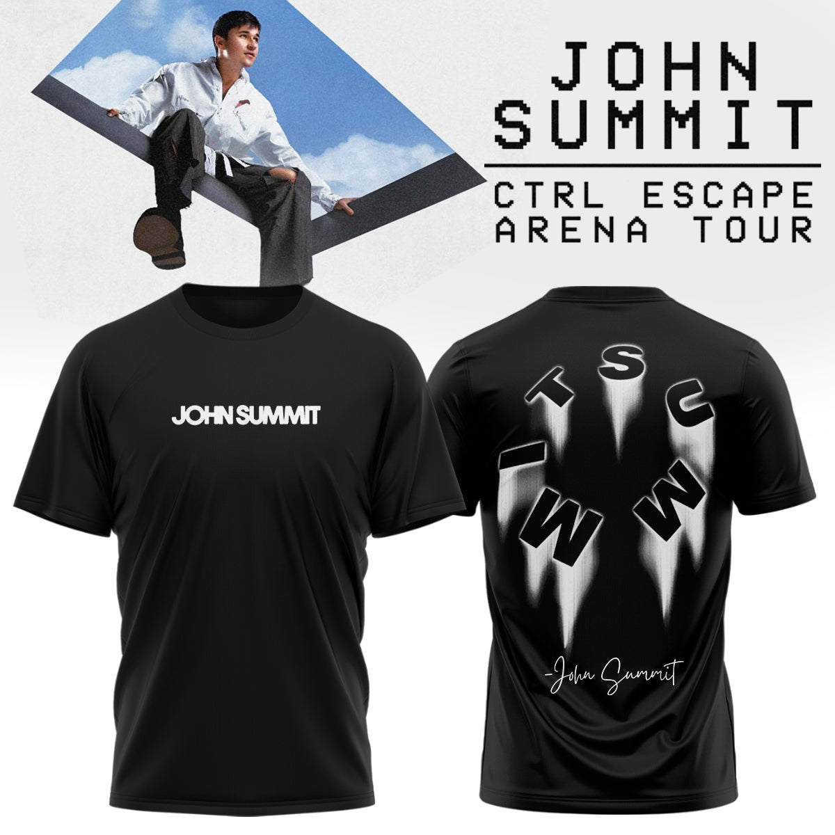 John Summit CTRL ESCAPE Signed TShirt