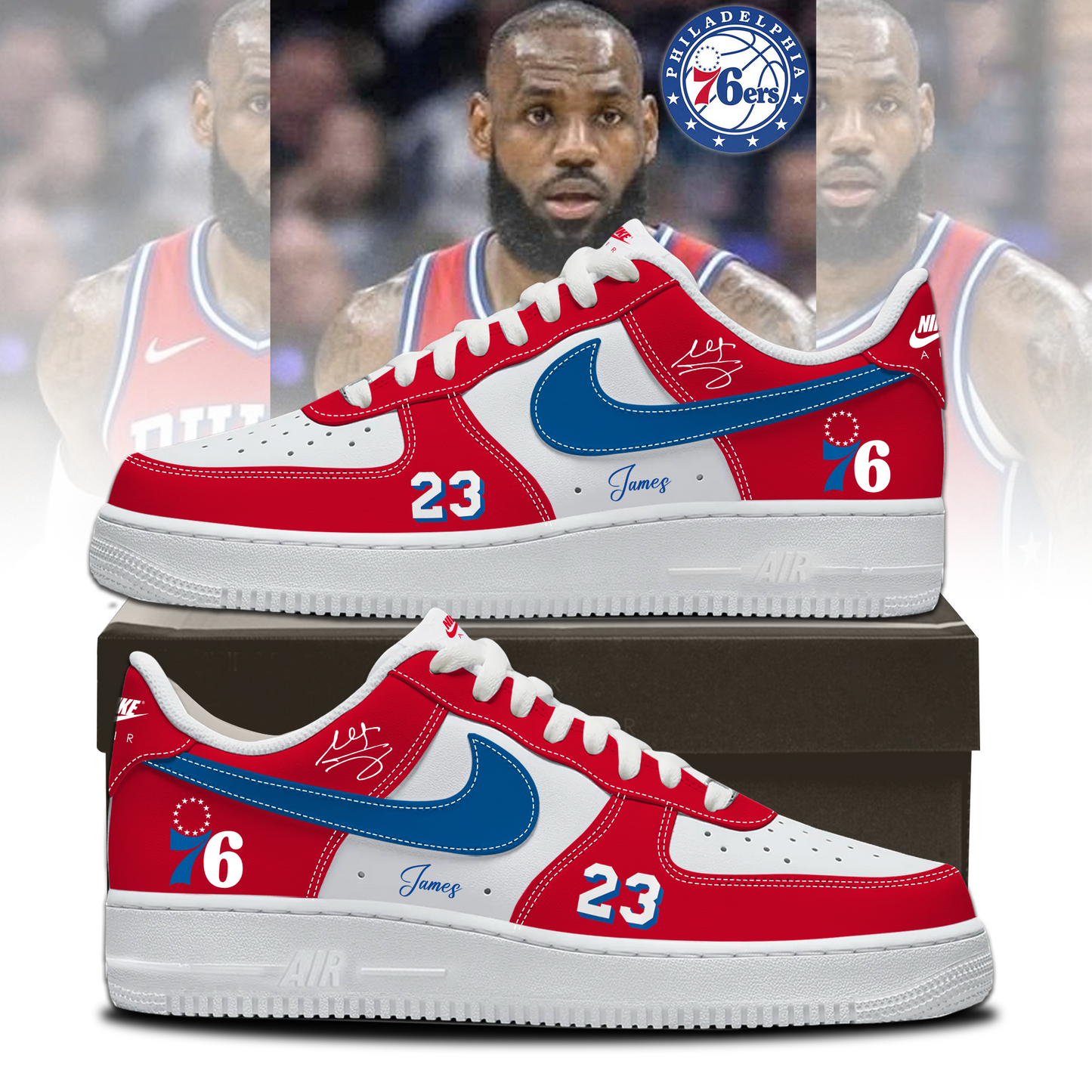 LeBron James Philadelphia 76ers Limited Edition Signature – Shoes 5