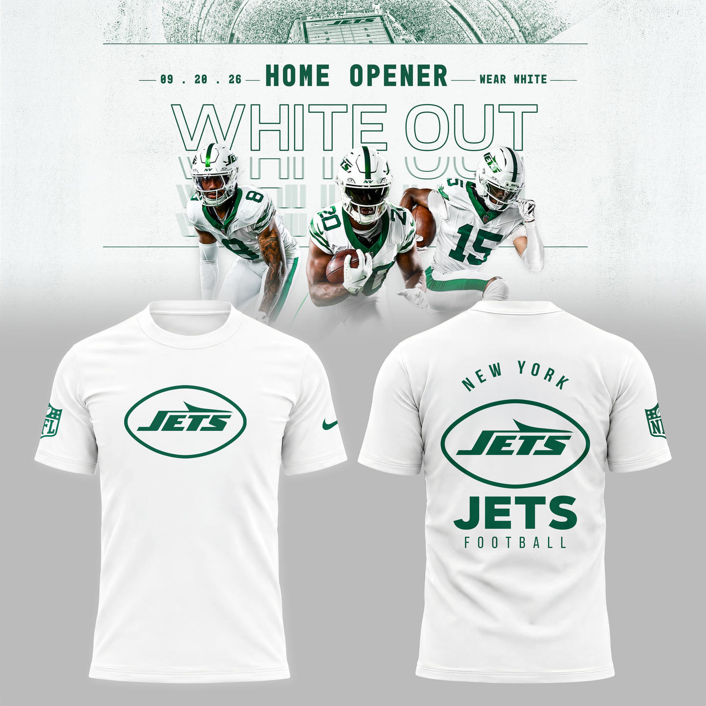 New York Jets - White Out 2026 Limited Edition