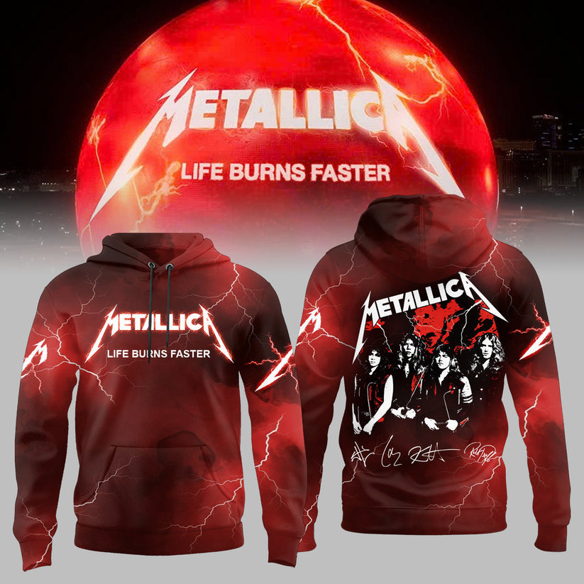 MTLC Life Burns Faster Sphere Las Vegas Concert  Hoodie