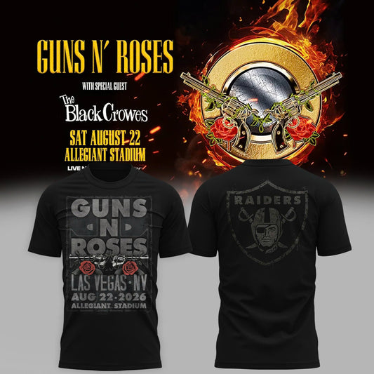 Limited Edition Guns N’ Roses Tour 2026 TShirt